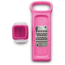 Tupperware Super Mini Ralador Rosa E Branco.
