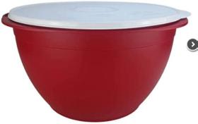 Tupperware Tigela Actualité 10 Litros Vermelha Marsala.