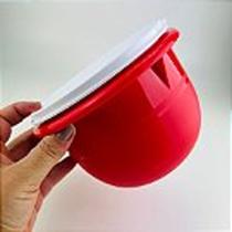 Tupperware Tigela Batedeira 1 litro Vermelho e Branco Tupperware Tigela Batedeira 1 litro Vermelho e Branco