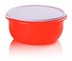 Tupperware Tigela Batedeira 3,2 litros - Laranja Neon c/ Tampa Branca Tupperware Tigela Batedeira 3,2 litros - Laranja Neon c/ Tampa Branca