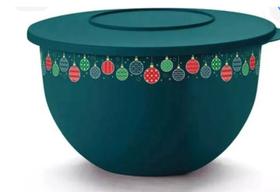 Tupperware tigela booll murano verde bolas de natal, 7 ,5 litros Tupperware tigela booll murano verde bolas de natal, 7 ,5 litros
