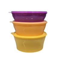 Tupperware tigela class, linha cozinha, organização 3 peças