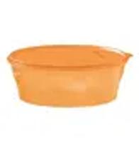 Tupperware Tigela Classic - 1,4litros - Tampa Hermética Pote Vasilha - Cor Bala de Laranja
