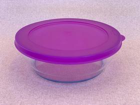 Tupperware Tigela Clear Bowl 750 ml roxa Policarbonato