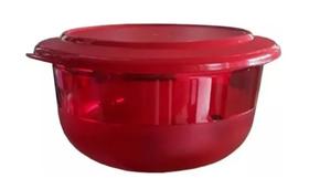 Tupperware Tigela Cristal 3,5 litros Vermelho - Policarbonato