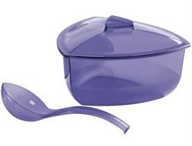 Tupperware tigela cristal lotus policarbonato lilás