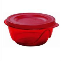 Tupperware tigela design vermelha 450ml