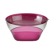 Tupperware Tigela Elegância 4,6 litros Rosa Translúcido Tupperware Tigela Elegância 4,6 litros Rosa Translúcido