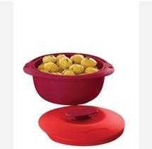 TUPPERWARE TIGELA MÁGICA BORDÔ ,1,6 litros servir, micro-ondas