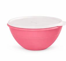 Tupperware tigela maravilhosa rosa quartzo, praticidade, servir, geladeira original