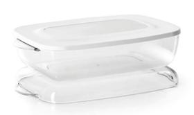 Tupperware Tigela Microplus Retangular 1,7 litros Policarbonato Transparente
