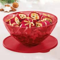 Tupperware tigela premier vermelha policarbonato