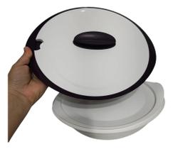 Tupperware Tigela Thermo 1,5l Beringela e Branca Tupperware Tigela Thermo 1,5l Beringela e Branca