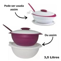 Tupperware Tigela Thermo 3,5l Importada Sopeira Microondas