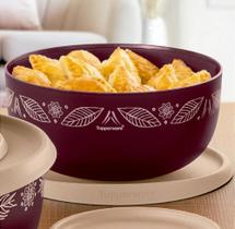 Tupperware tigela toque mágico rústic marsala 2.5 l Tupperware tigela toque mágico rústic marsala 2.5 l