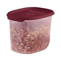 Tupperware Toque + Touch Fresh Oval 1,1 litro Translúcido - Tampa Marsala