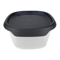 Tupperware Toque + Touch Fresh Quadrado 370ml - Tampa preta