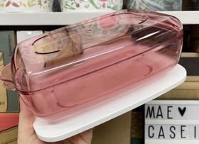 Tupperware Travessa Microplus Rosa 1,7 L.