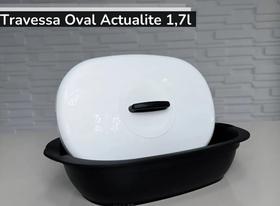 Tupperware Travessa Oval Actualité 1,7l Microondas Servir