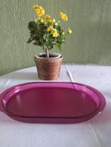 Tupperware Travessa Oval Premier 1,2 L Rosa