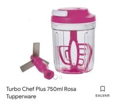 Tupperware Triturador Turbo Chef Plus Rosa