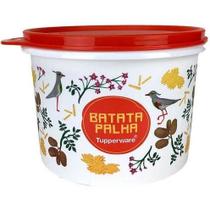 Tupperware Tupper Caixa 1,1L - Batata Palha Floral Elegante e Funcional