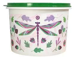 Tupperware Tupper Caixa 1,7L - Libélulas com Tampa Verde Tupperware Tupper Caixa 1,7L - Libélulas com Tampa Verde