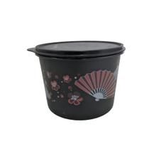 Tupperware Tupper Caixa 2,4L - Oriental Preto - Armazenamento Prático e Elegante