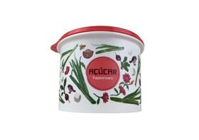 Tupperware Tupper Caixa Açúcar 5kg Linha Floral 5,5l
