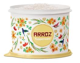 Tupperware Tupper Caixa Arroz 2kg Linha Floral 2,4l