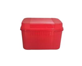 Tupperware Visual Box com Bandeja 4,5 Litros Vermelha