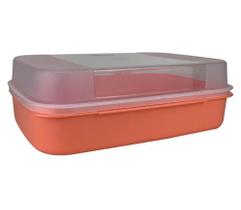 Tupperware visual box laranja 1 l