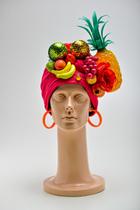 Turbante Bahiana C/ Frutas E Flores