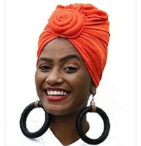 Turbante flor 2 em 1 estiloso