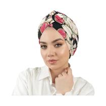 Turbante Hijab Com Estampa Floral, Boné Elástico Para Quimioterapia, Lenço Para Mulheres Muçulmanas