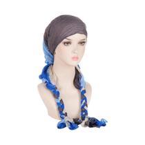 Turbante Hijab Feminino Pré-Amarrado Com Cauda Longa, Lenço De Cabeça, Touca Elástica Para