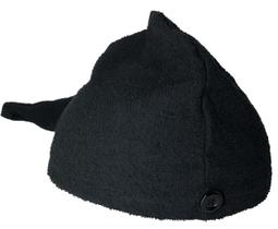 Turbante Para Secar Cabelo Atoalhado Preto Turbante Para Secar Cabelo Atoalhado Preto