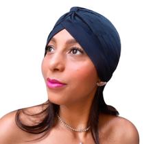 Turbante Preto Indiano Touca Feminino Elegante Moda Glamour Turbante Preto Indiano Touca Feminino Elegante Moda Glamour