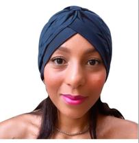 Turbante Touca Gorro Adulto Feminino Fechado Indiano Preto Moda Elegante Turbante Touca Gorro Adulto Feminino Fechado Indiano Preto Moda Elegante