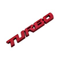 Turbo 3D Metal Car Emblema Placa De Identificação Tronco Decal Boost Badge Acessórios De Estilo