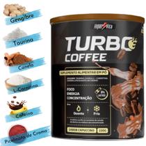 Turbo Coffee Gengibre, Taurina, Canela, L-Carnitina, Cafeína e Picolinato de Cromo - Hipervita