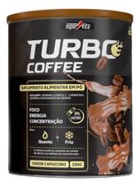 Turbo Coffee Hipervita Suplemento 220g Cafe Foco Energia e Concentraçao Pré Treino