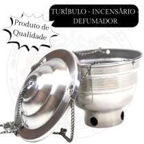 Turibulo Incensário Defumador em Alumínio