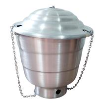 Turibulo Incensário Defumador medio alumínio defumação - ASA Turibulo Incensário Defumador medio alumínio defumação - ASA