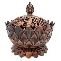 Turíbulo Sacro Defumador Divino De Mesa Metal Pequeno 10cm Turíbulo Sacro Defumador Divino De Mesa Metal Pequeno 10cm