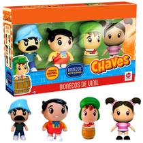 Turma Chaves Oficial 4 Bonecos Madruga Nhonho Chaves Popis