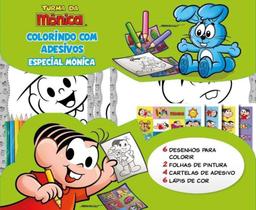 Turma da Monica Colorindo C/ Adesesivo Especial - Monica - 01ed/20 - EDITORA ON-LINE