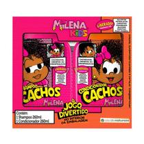 Turma da Mônica Kit Milena Kids Shampoo + Condicionador Cachos 260ml Turma da Mônica Kit Milena Kids Shampoo + Condicionador Cachos 260ml