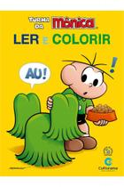 Turma da mônica ler e colorir - capa cebolinha