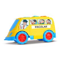 Turma Da Mônica Ônibus Didático Com Pecinhas De Encaixar - Samba Toys